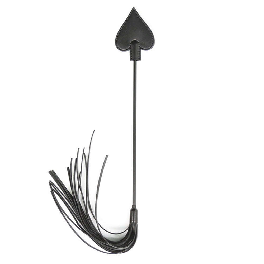 4PCS Riding Crop for Horse, 20 Inch Horse Whip with PU Leather Equestrianism Horse Crop Double Slapper Horse Whip Black Crops for Horses