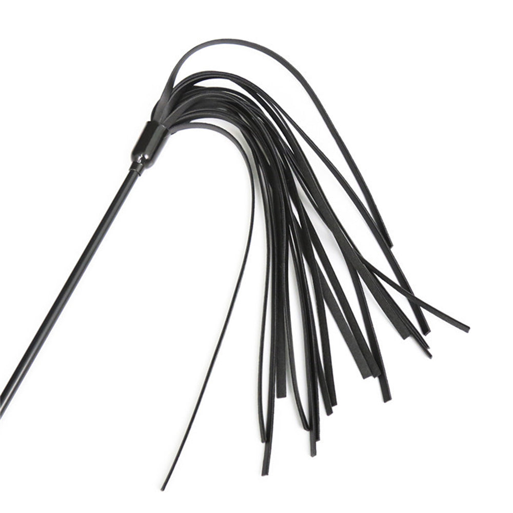 4PCS Riding Crop for Horse, 20 Inch Horse Whip with PU Leather Equestrianism Horse Crop Double Slapper Horse Whip Black Crops for Horses